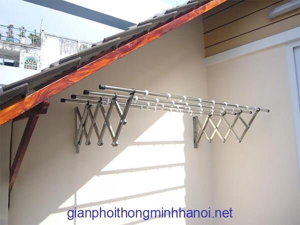 giàn phơi thông minh gắn tường
